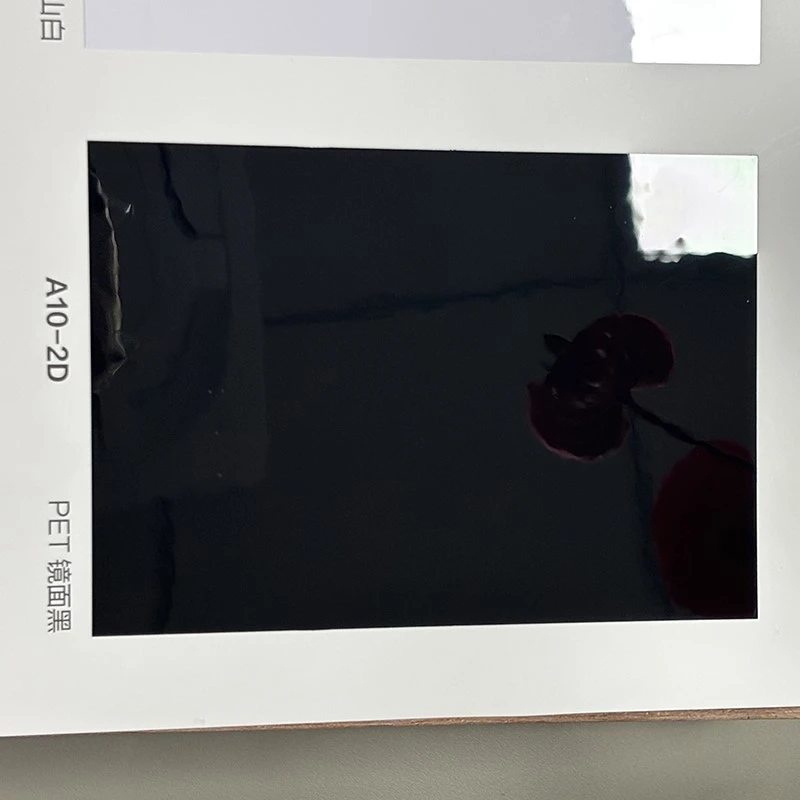 black PET mirror film black PET mirror film